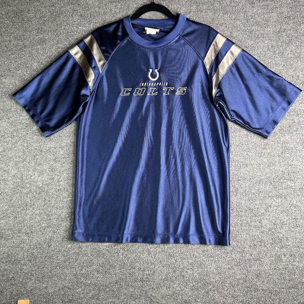 Vintage Nfl Blue Indianapolis Colts Shirt Mens Size‎ Large